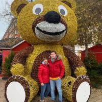 L'ourson scintillant géant