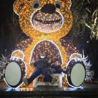 L'ourson scintillant géant