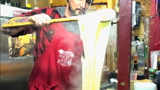 Aligot, tripoux et spécialités de l'Aveyron, chalet du Marché de Noël d’Amiens
