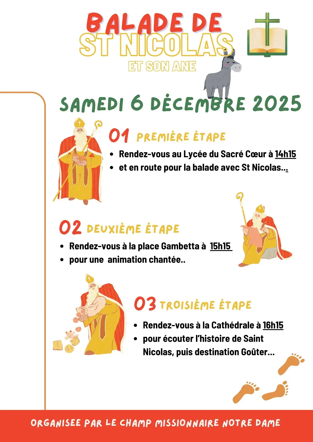 Balade saint nicolas marche noel amiens