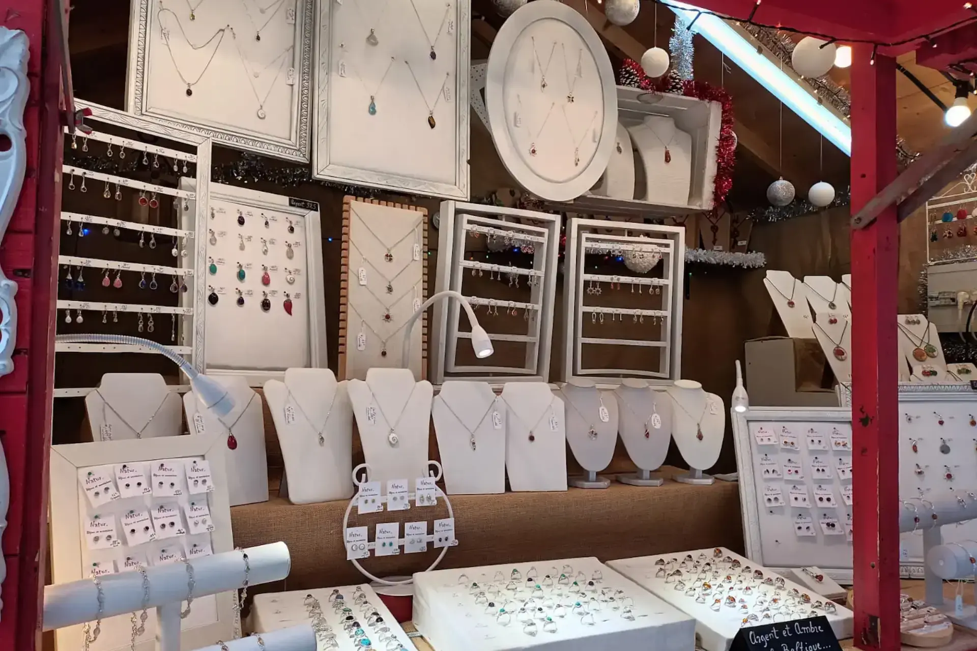 Bijoux ambre argent parures marche noel amiens