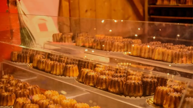 Cannelés de Bordeaux, chalet du Marché de Noël d’Amiens