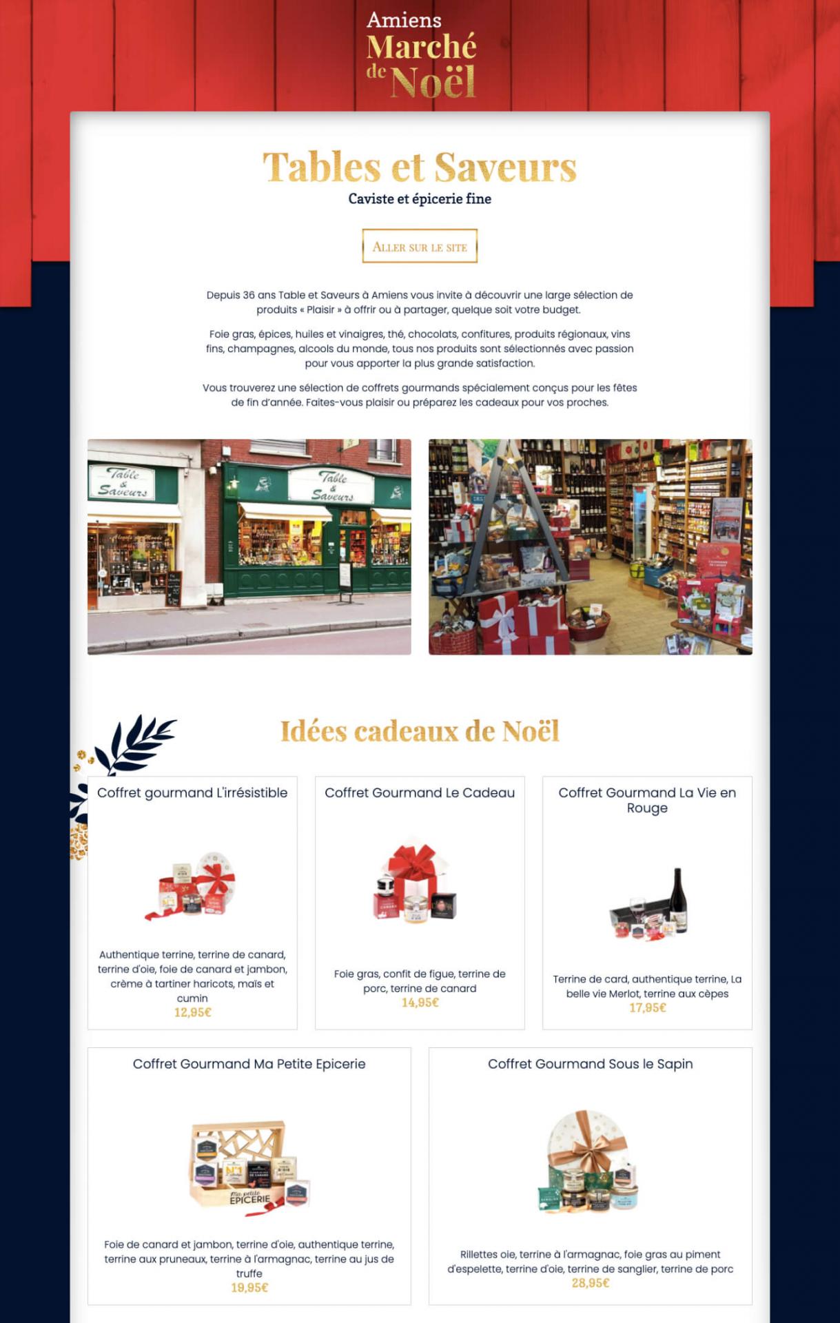 Chalet marche noel virtuel amiens