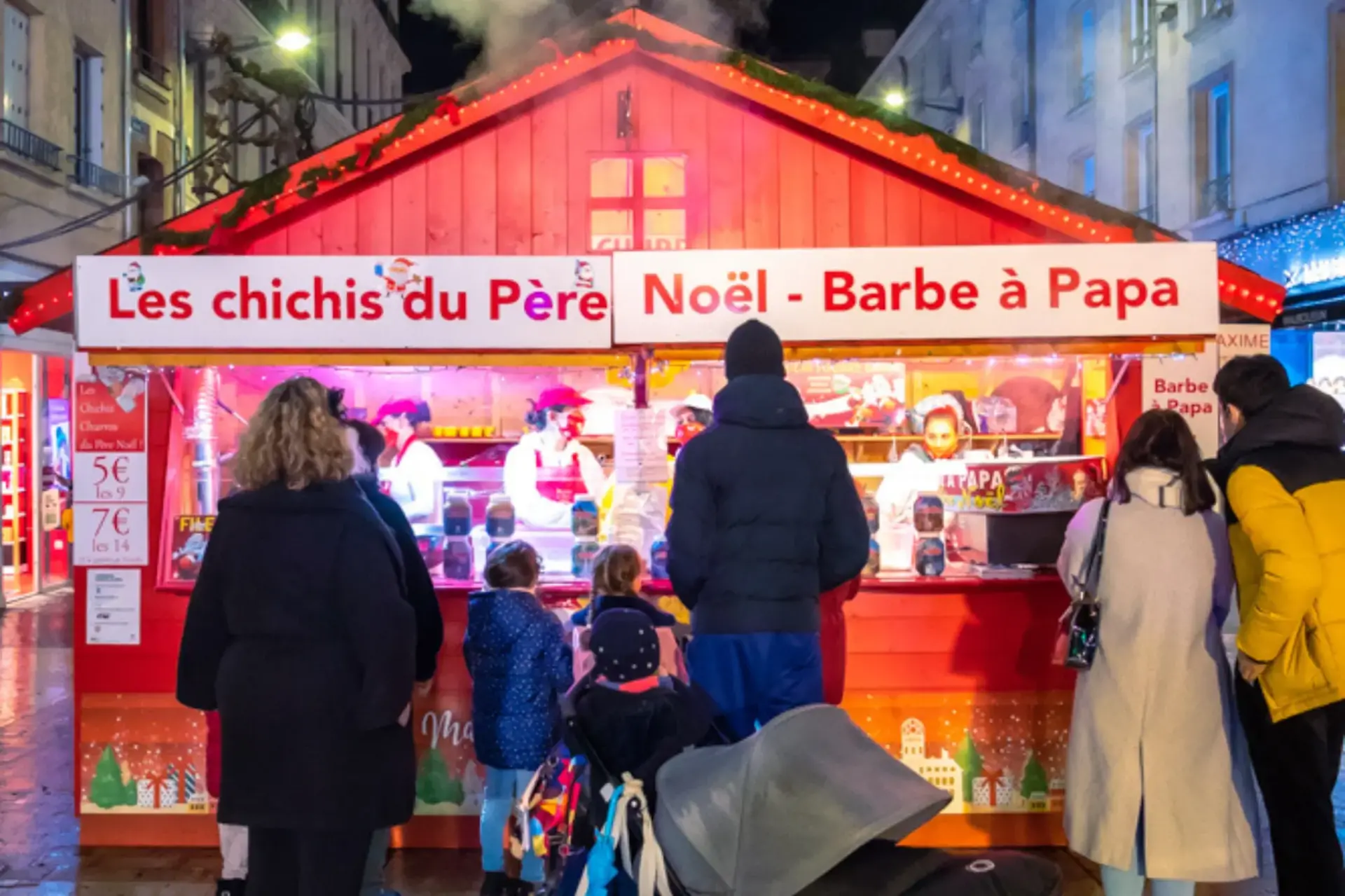 Churros chichi barbapapa marche noel amiens