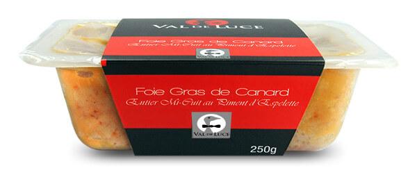 Foie gras piment d'espelette - Val de Luce