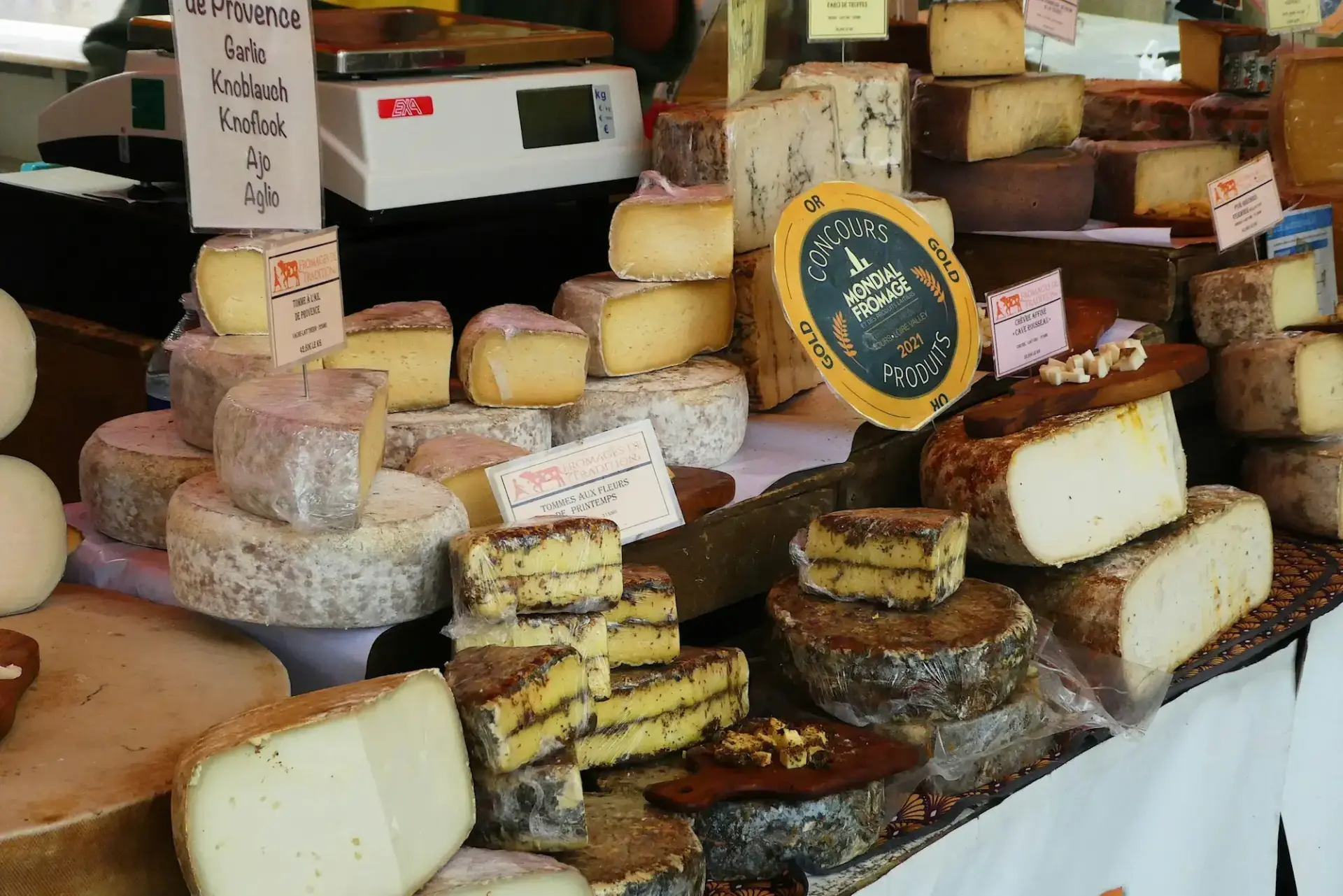 Fromage truffe marche noel amiens