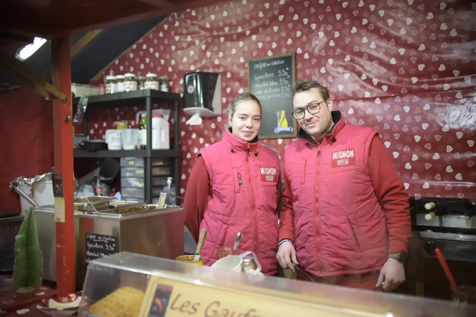 Gaufres crepes marche noel amiens