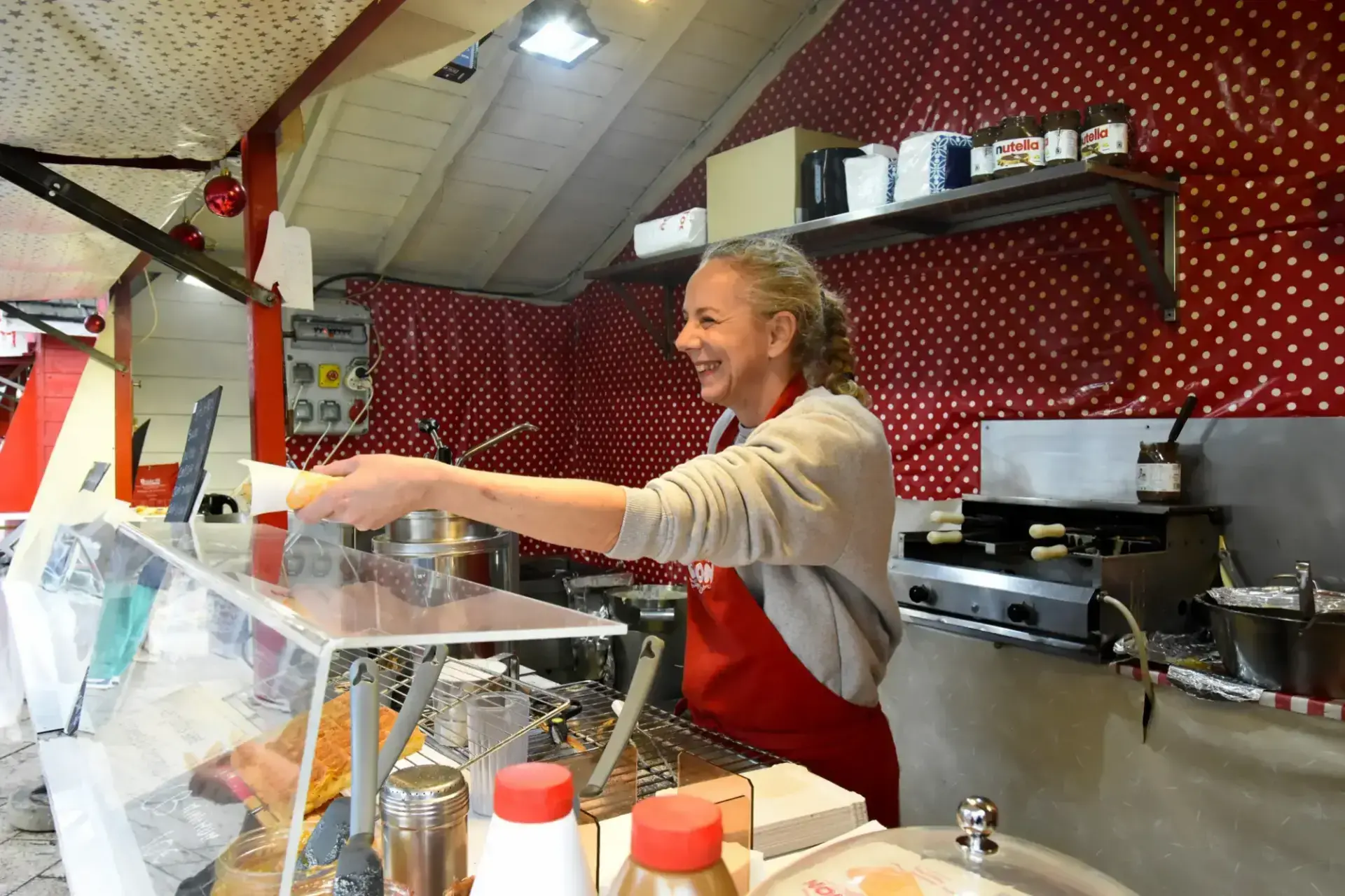 Gaufres croustillons beignets crepes marche noel amiens