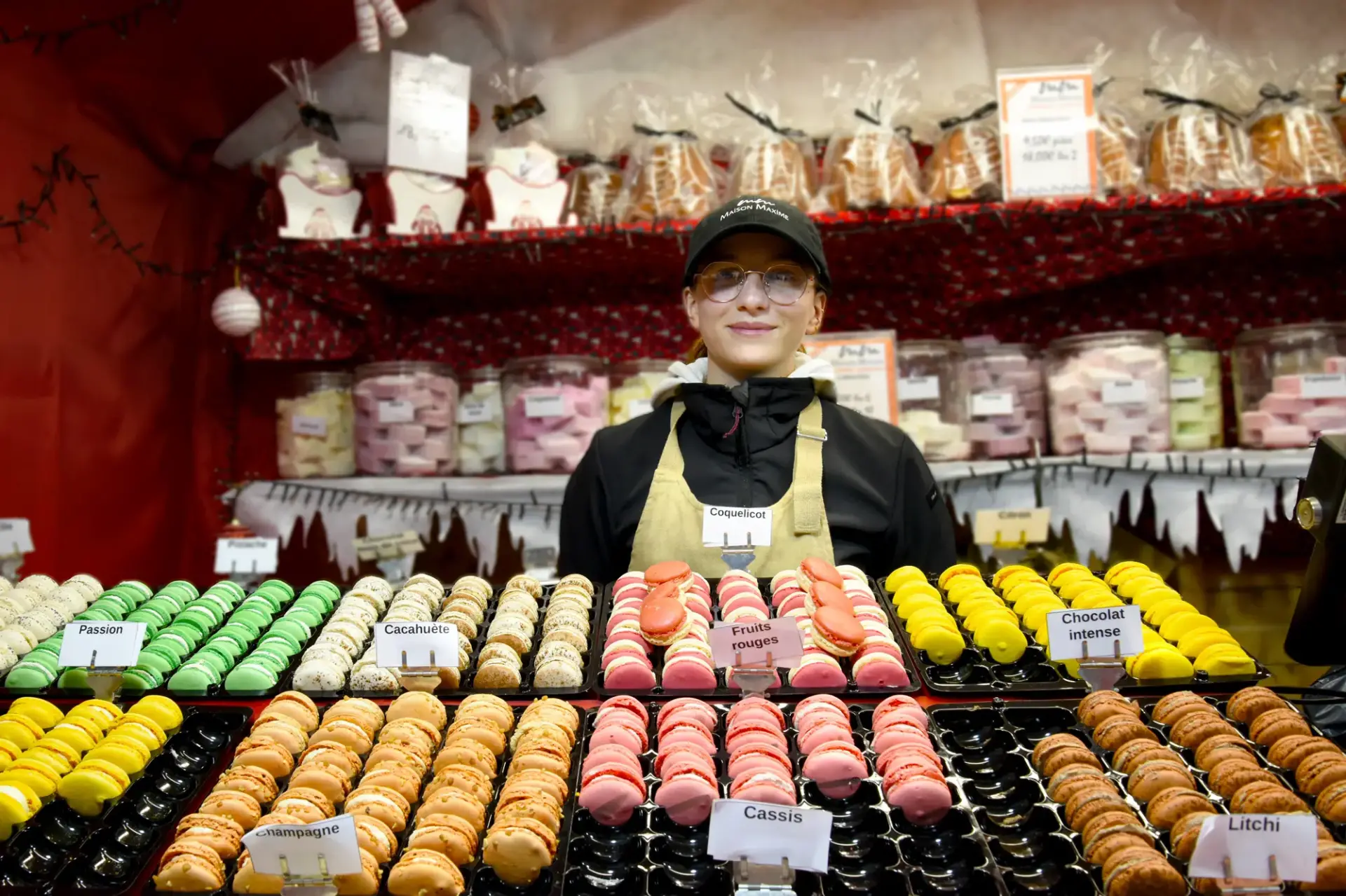 Macarons marche noel amiens