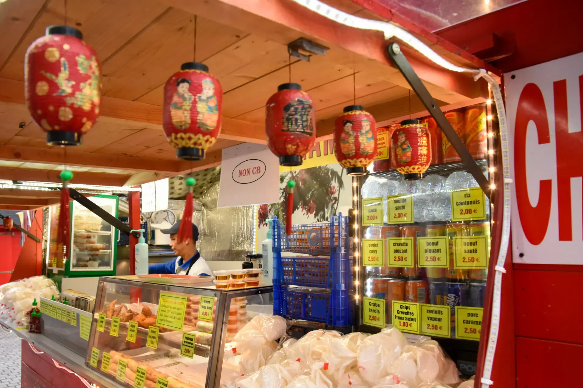 Nems produits asiatiques marche noel amiens