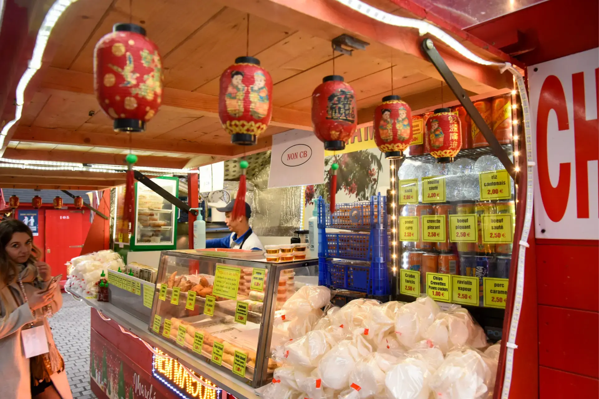 Nems produits asiatiques marche noel amiens