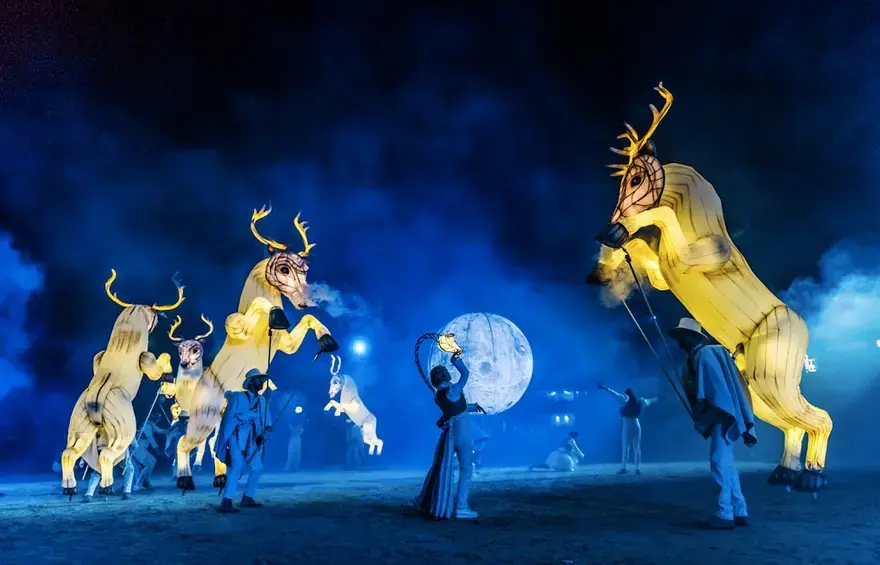 Parade amoureuse marche noel amiens