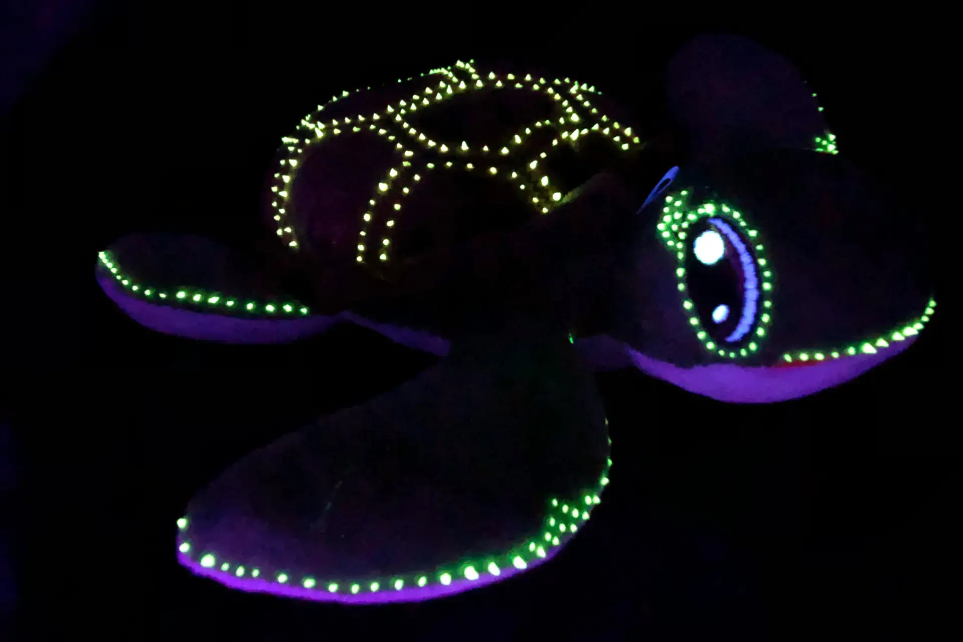 Peluches phosphorescentes marche noel amiens 3