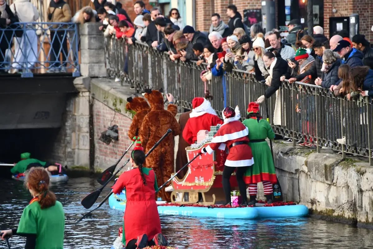 Pere noel paddle amiens