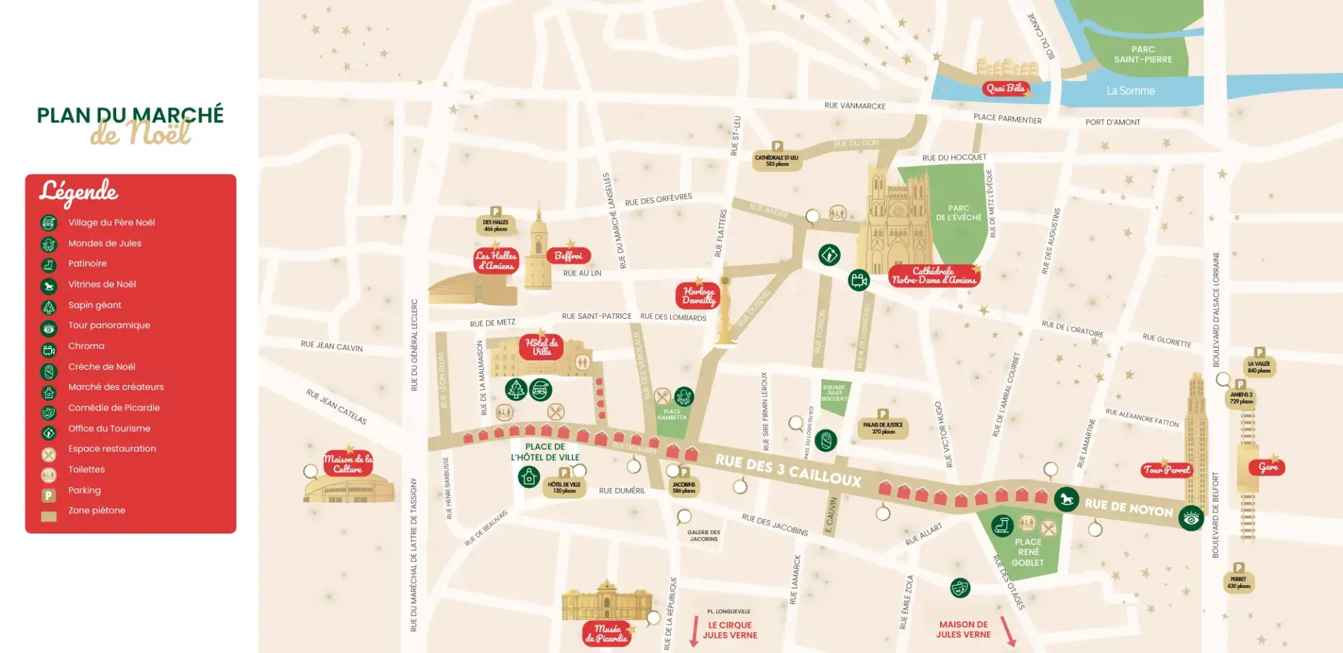 Plan marche noel amiens 2026
