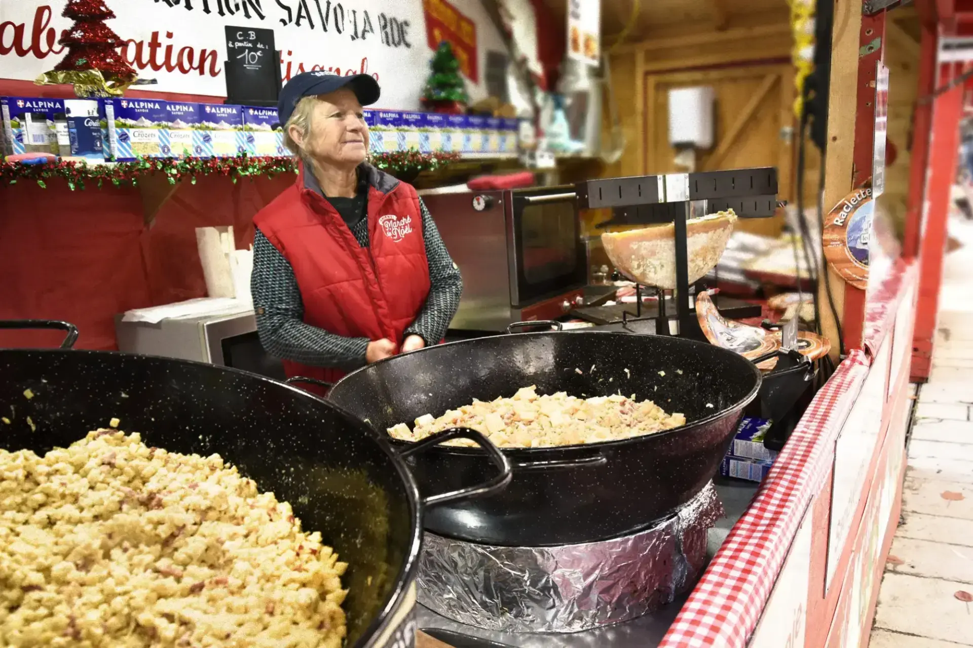 Rissoles croziflette fondue marche noel amiens 1