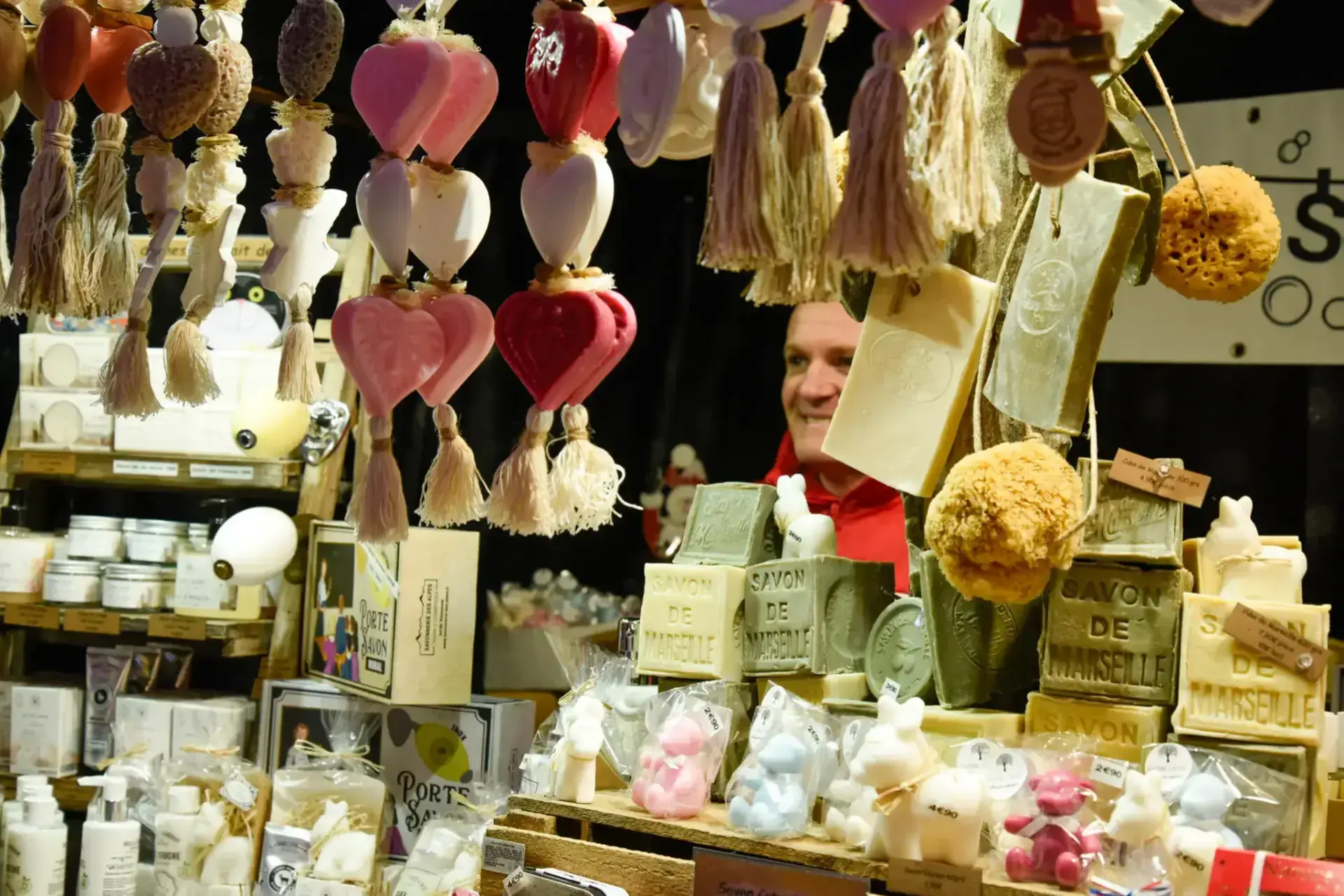 Savons noel cubes marseille marche noel amiens