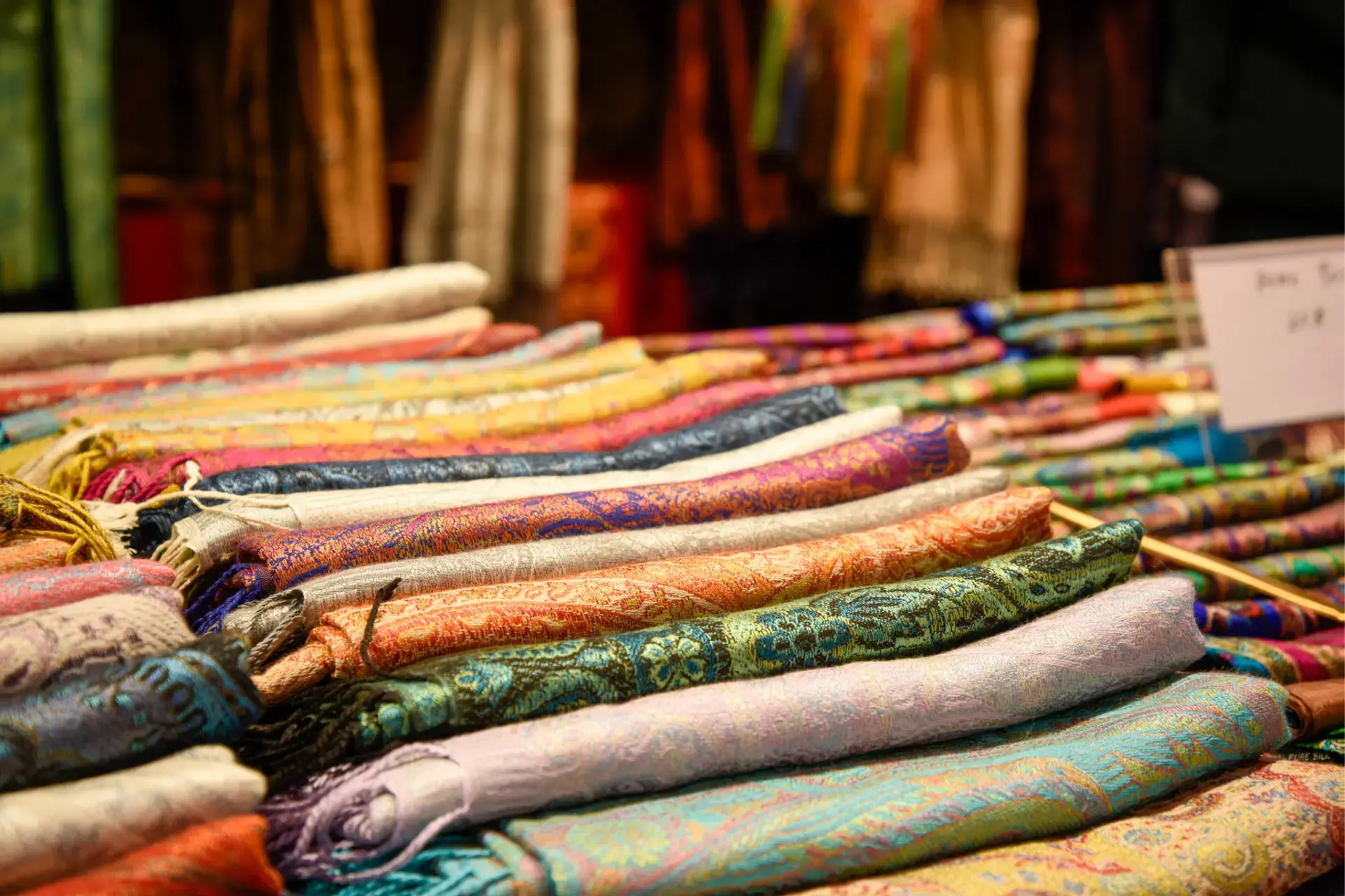 Tissus cachemire marche noel amiens 1