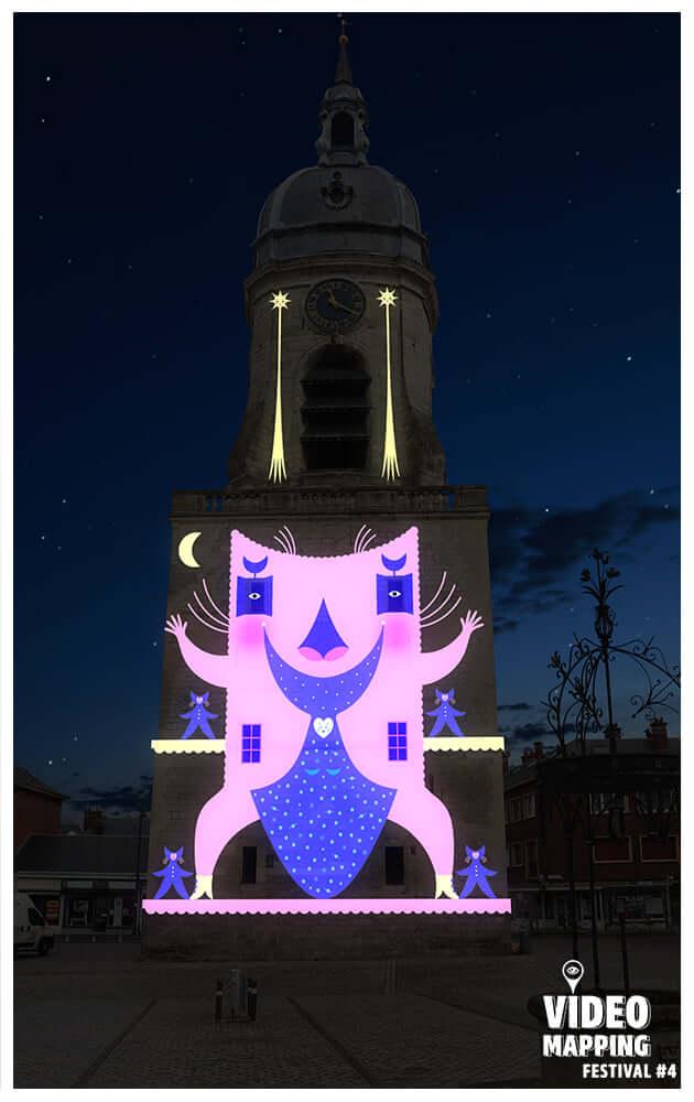 Video mapping festival marche noel amiens 2021 3